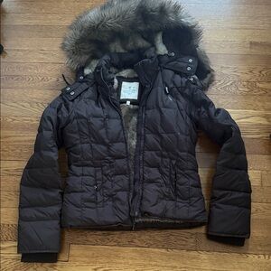 Abercrombie and Fitch Faux Fur Winter Jacket size large